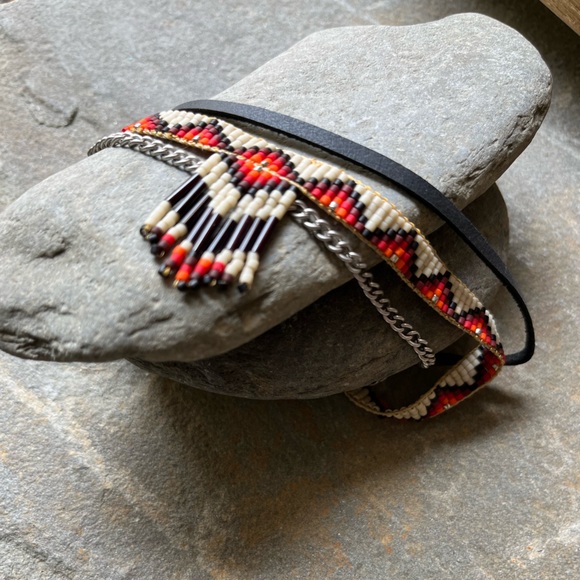 Beaded Ankle bracelet set - Picture 1 of 1